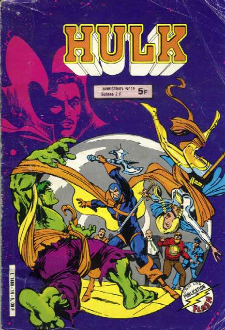 Scan de la Couverture Hulk Comics n 19